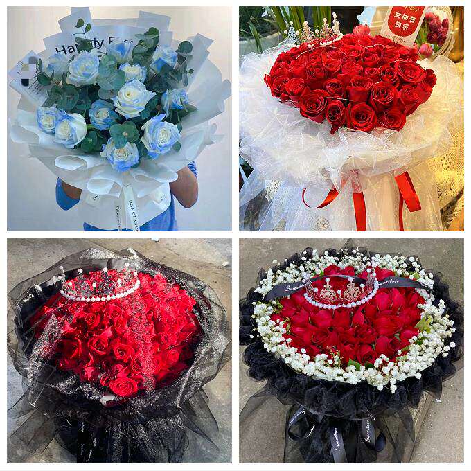 生日妇女节红玫瑰鲜花表白花束北京海淀区万寿路永定路羊坊店同城