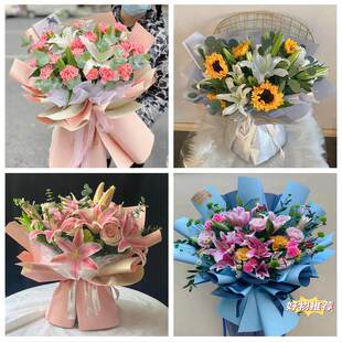 520情人节红玫瑰鲜花生日花束陕西渭南市潼关县大荔县合阳县同城