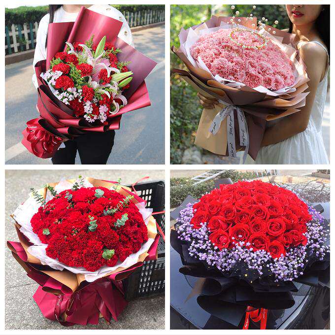玫瑰百合向日葵康乃馨鲜花陕西咸阳市三原泾阳礼泉县乾县同城速递