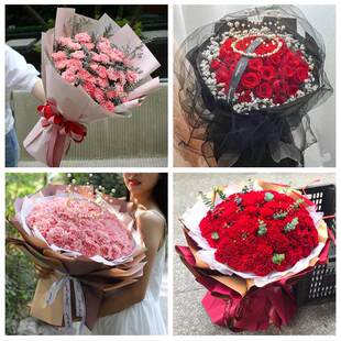 玫瑰百合向日葵康乃馨鲜花山东省滨州市经济开发区滨城区同城速递