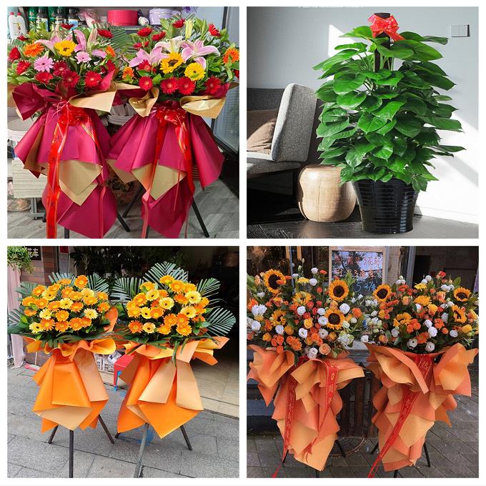 陕西榆林市府谷靖边定边绥德县附近花店开业鲜花新店开张花篮配送
