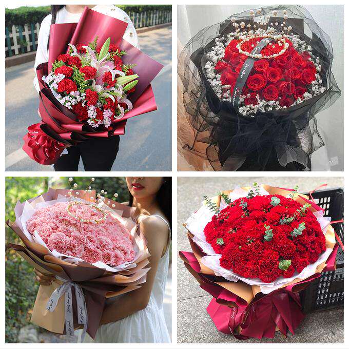 玫瑰百合向日葵康乃馨鲜花陕西宝鸡市渭滨金台陈仓区眉县同城速递