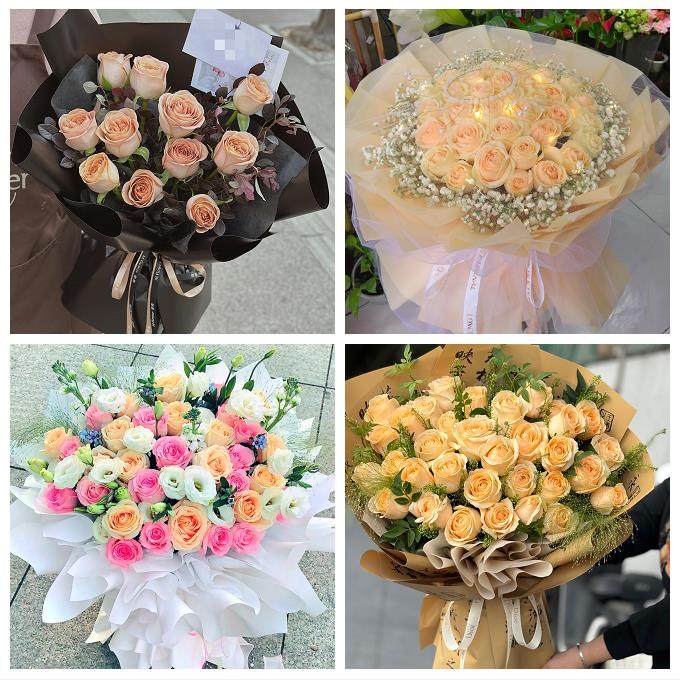 圣诞玫瑰鲜花束送老婆女朋友连云港市东海县灌云县灌南县同城花店