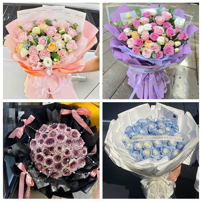 圣诞玫瑰鲜花束送老婆女朋友贵阳市白云区观山湖区开阳县同城花店