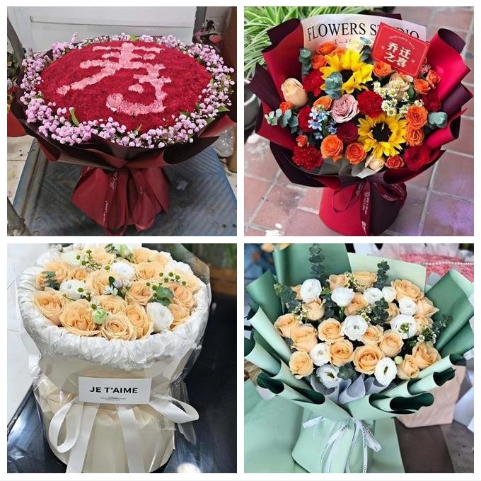 99朵红玫瑰鲜花七夕情人节生日礼物四川南充市顺庆区高坪区嘉陵区