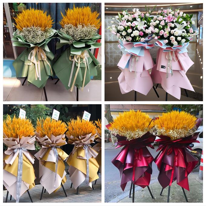 湛江遂溪徐闻县廉江雷州吴川同城花店送朋友公司鲜花大麦开业花篮