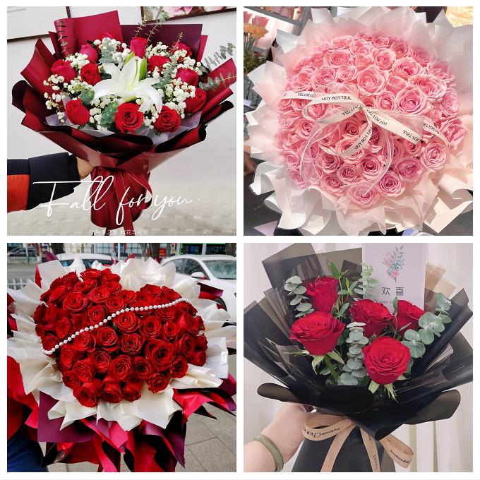 33朵玫瑰花束礼盒送女友山东潍坊临朐昌乐县青州诸城市同城鲜花店