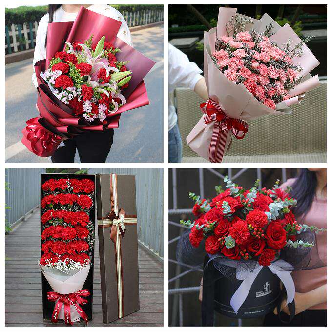 玫瑰百合向日葵康乃馨鲜花陕西西安市鄠邑区蓝田县周至县同城速递