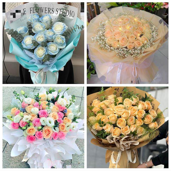 圣诞玫瑰鲜花束送老婆女朋友送衡水市阜城县冀州市深州市同城花店