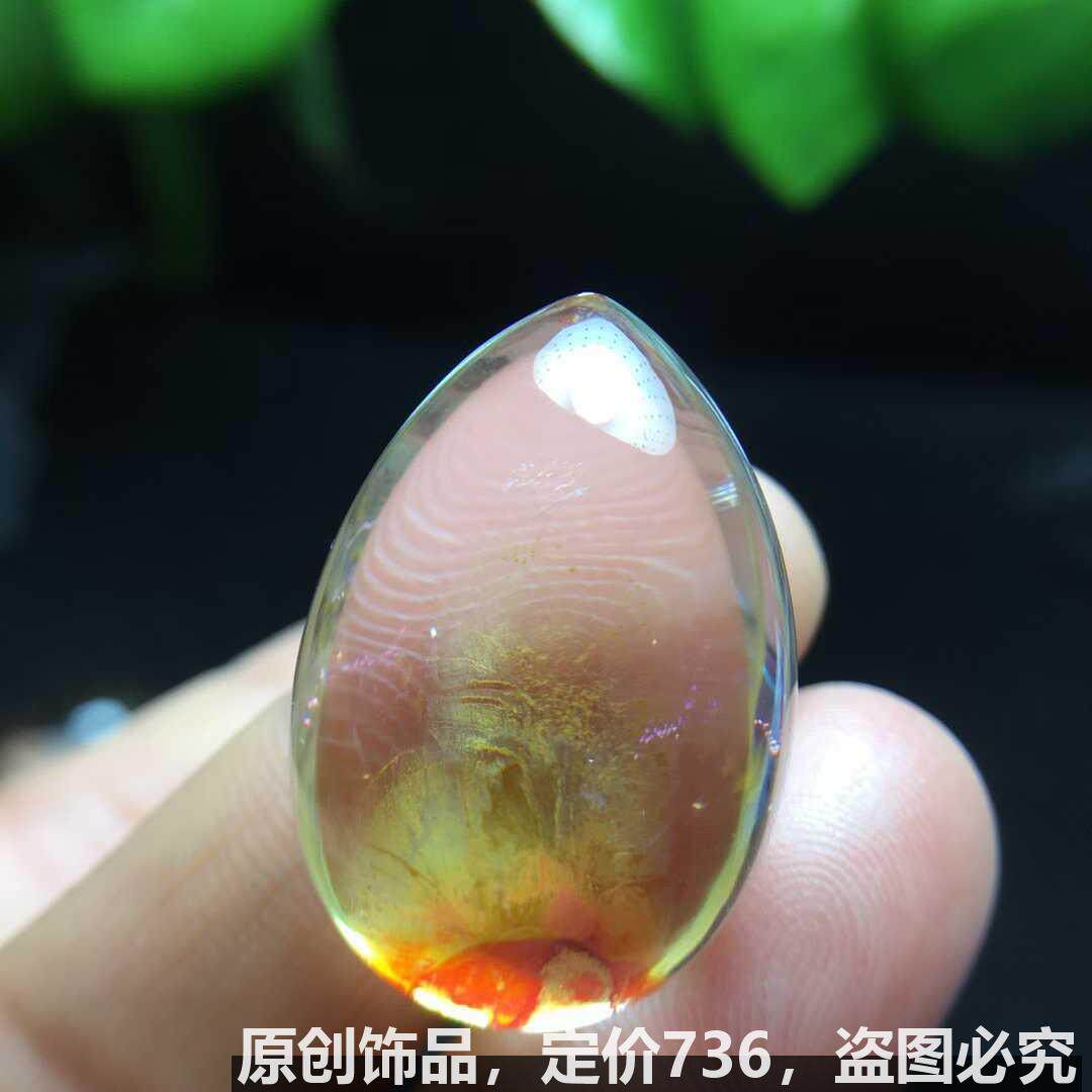男女女款单圈多宝手串水滴吊坠 天然红胶花尺寸 . . . .