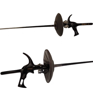 AF超轻花剑成人儿童比赛用剑黑金刚组装剑镂空手柄送剑套