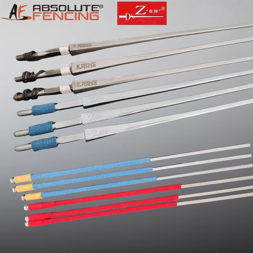 章牌/AF击剑条电动花剑重剑佩剑全国比赛用剑条磨圆防锈成人儿童