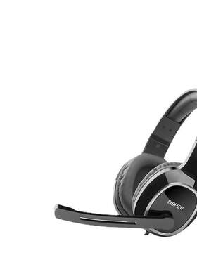 漫步者（EDIFIER） k816 双孔高音质立体声带麦电脑耳机 老师学生