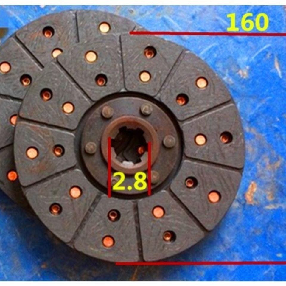 离合器片 三轮车四轮离合器片 拖拉机离合器从动盘五征时风三轮车