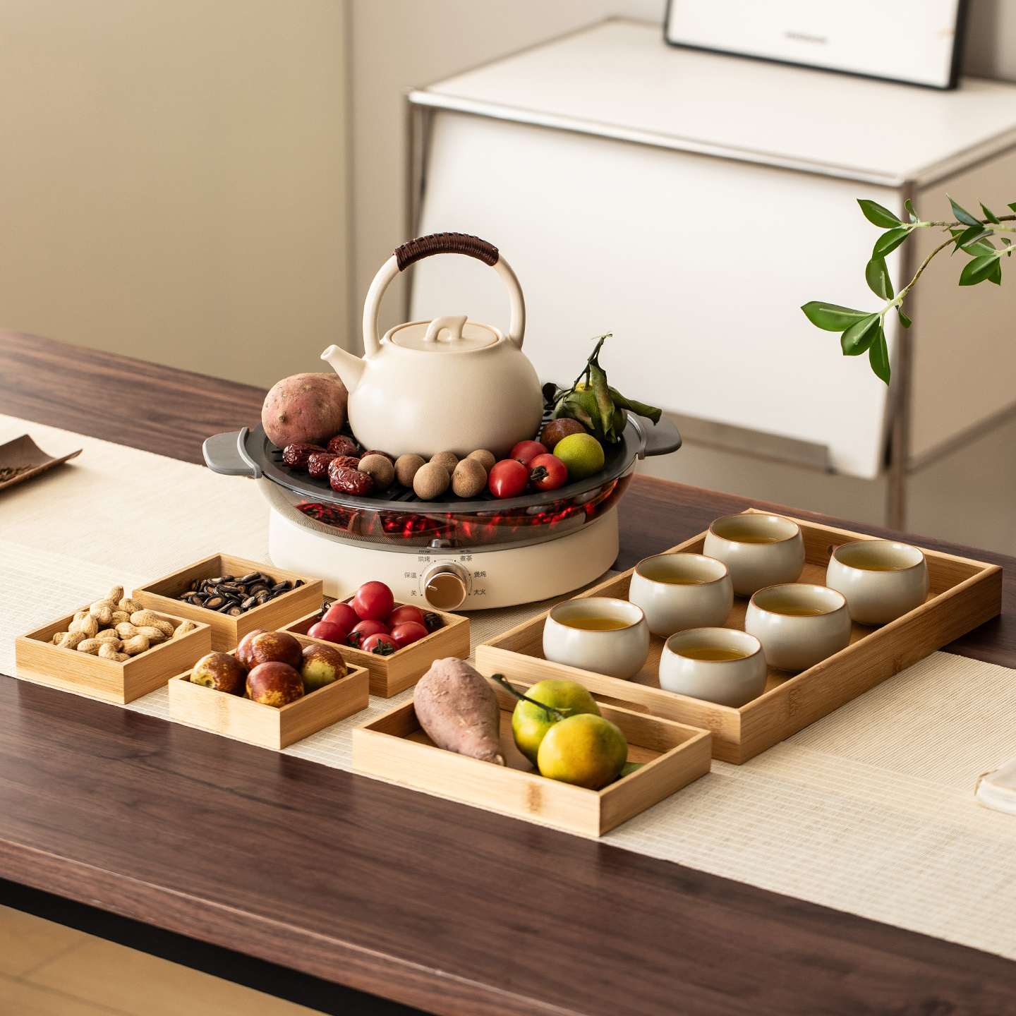 室内围炉煮茶器电陶炉茶壶煮茶具
