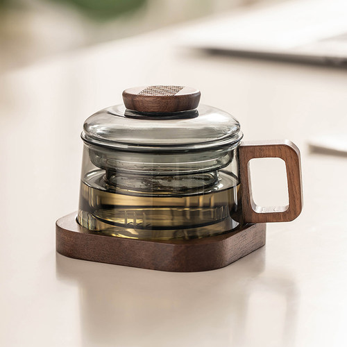 瓷牌茗玻璃办公室水杯