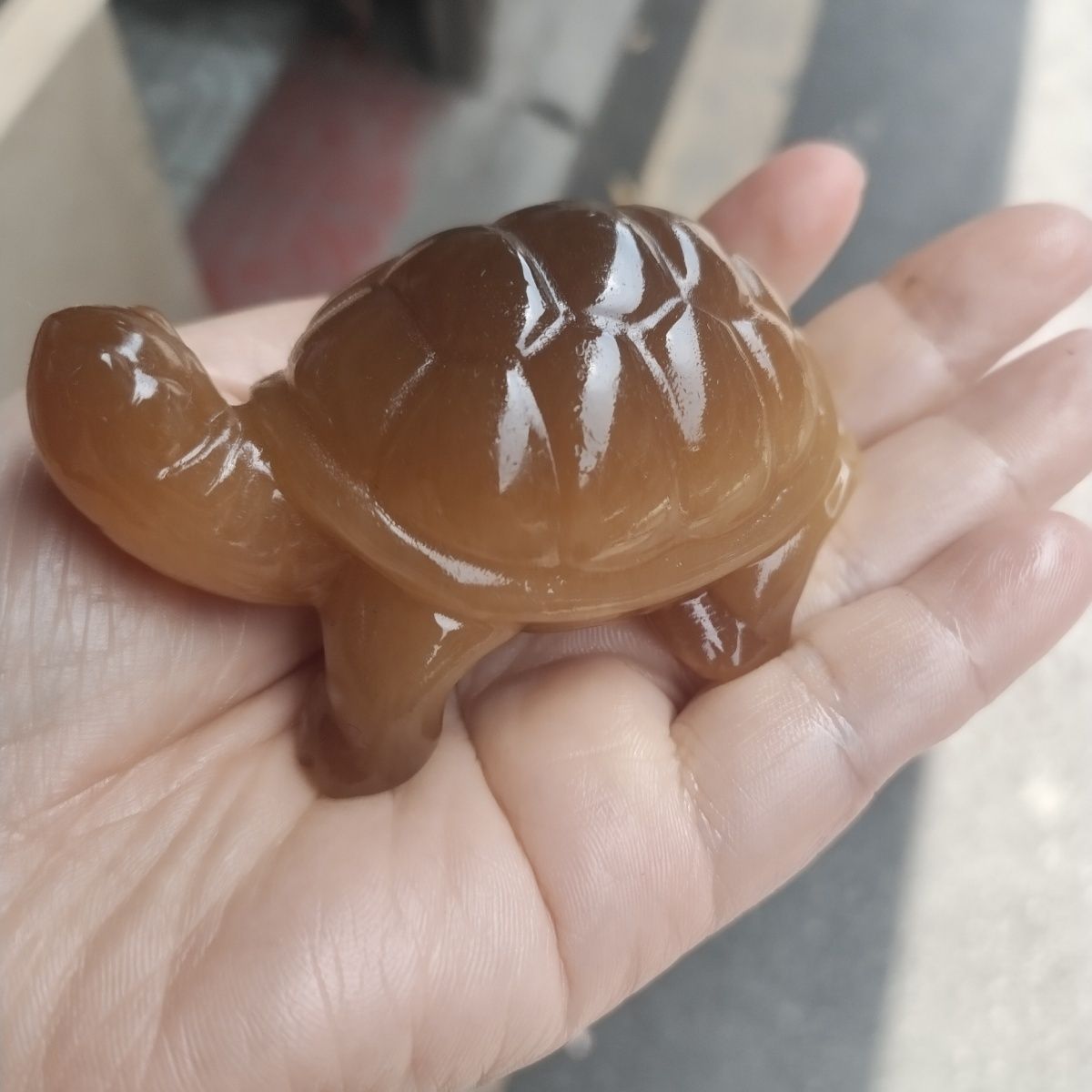 天然玉石糖玉长寿贵把件小摆件乌龟挂件手工雕刻动物造型吊坠饰品