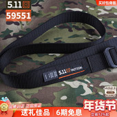 5.11尼龙帆布皮带59551户外运动内腰封511耐磨TDU战术腰带59552
