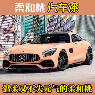 鹦鹉柔和桃汽车改色喷漆网红流行色个性定制色漆全车翻新喷漆套装