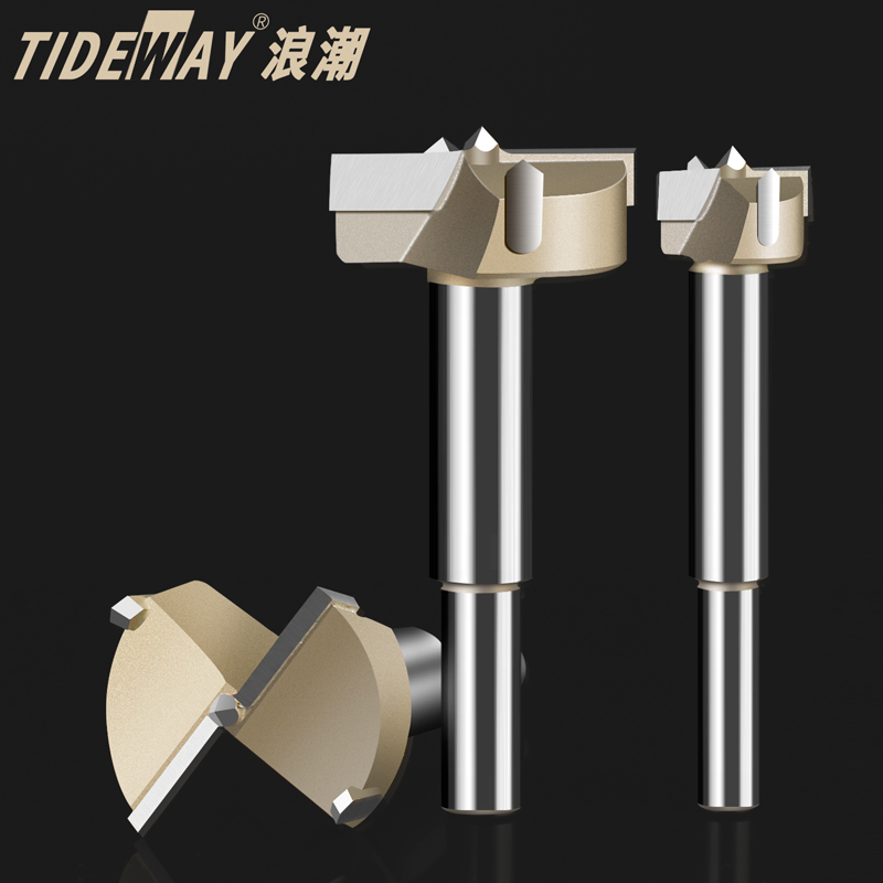 浪潮专业级木工开孔器钻孔钻头