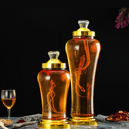 人参瓶3斤8斤10斤玻璃泡酒瓶