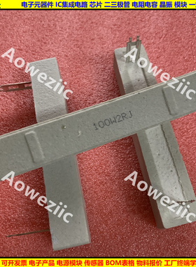 100W2ΩJ SQZ双尖插脚水泥电阻 100W2RJ  100W2欧 陶瓷电阻 2ohm