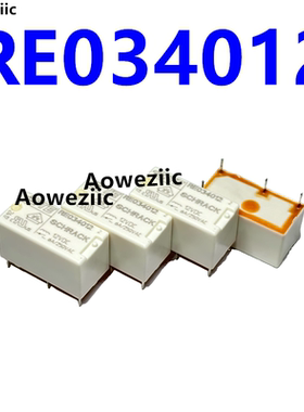 1个 RE034012 DIP-4 12VDC 继电器 6A 4脚 一组常开 全新原装
