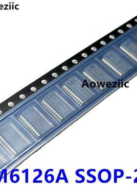 10个 FM6126A SSOP-24 贴片 16路双缓存恒流输出LED驱动 全新原装