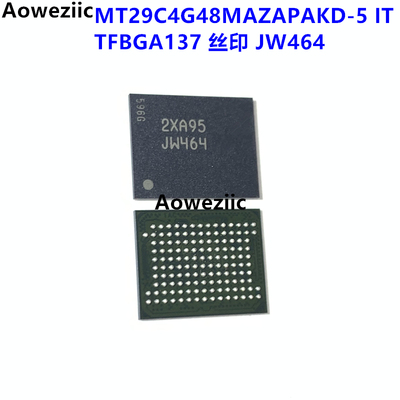 MT29C4G48MAZAPAKD-5 IT TFBGA137 丝印 JW464 闪存RAM 4GBIT原装