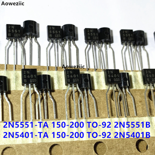 2N5551-TA 2N5551B 2N5401-TA 2N5401B 150-200 TO92三极管B档C档