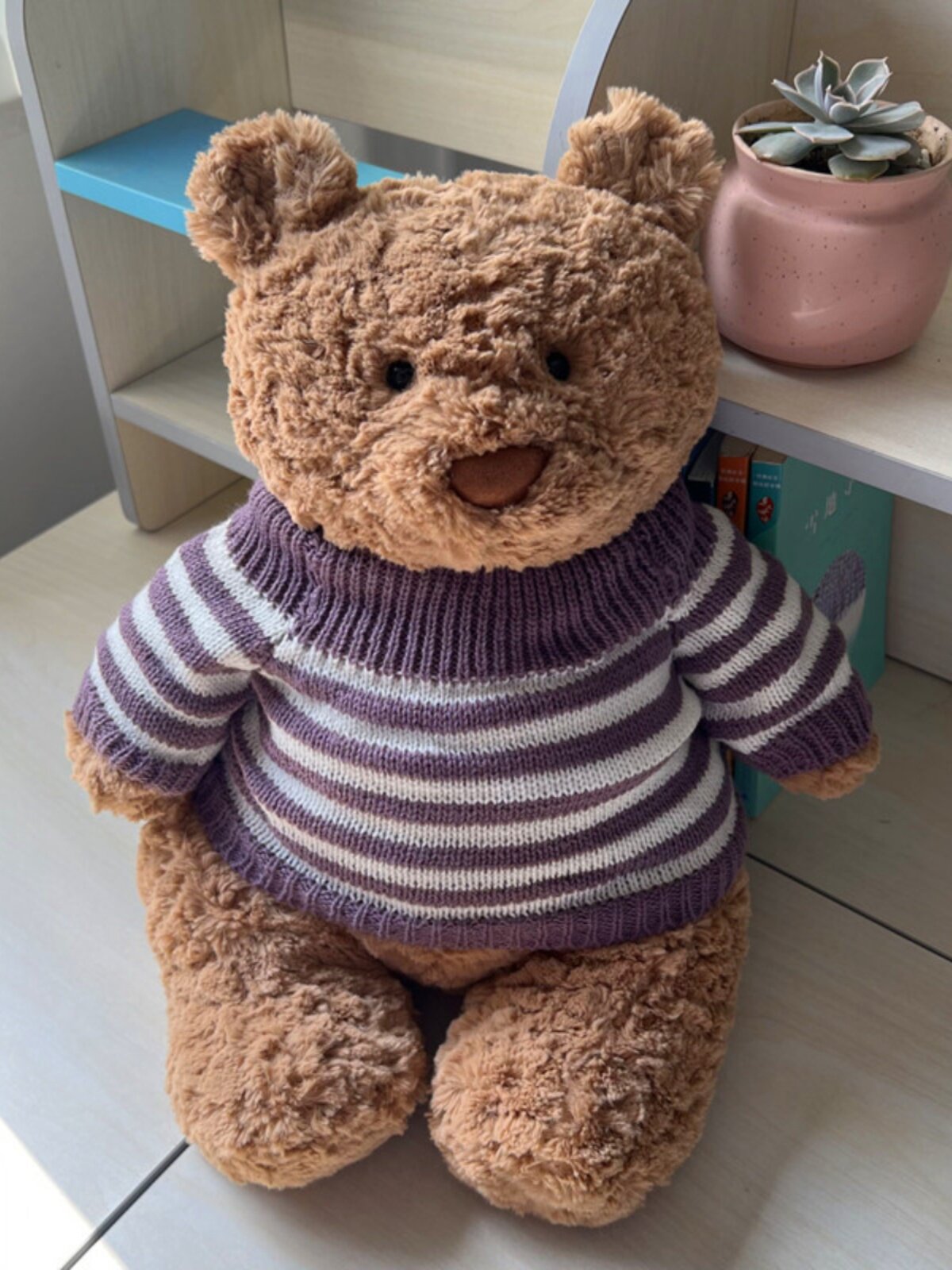 바르셀로나 곰 의상 니트 스웨터 곰 포옹 곰 갈아입히기 봉제인형 교체 인형 의상