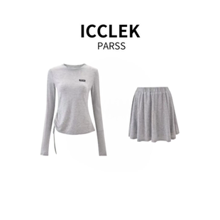 早秋夏时尚 2025新款 抽绳长袖 针织衫 5831 ICCLEK 上衣套装 PARSS