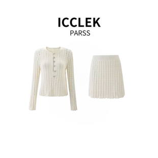 早秋夏时尚 2025新款 百搭圆领长袖 针织衫 6308 ICCLEK 套装 PARSS