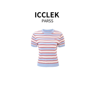 新款 2025夏季 时尚 百搭针织衫 7081 ICCLEK 上衣 PARSS