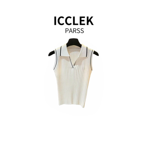 ICCLEK PARSS 2025夏季新款时尚百搭针织衫上衣-5636