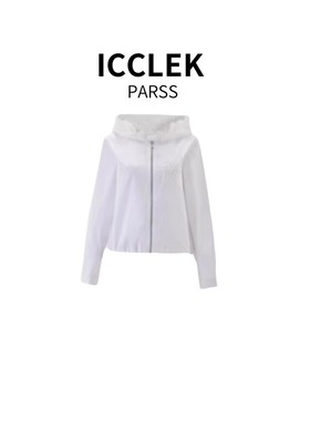 2025春秋新款时尚百搭蕾丝拼接连帽白色衬衫重工精致漂亮-5197