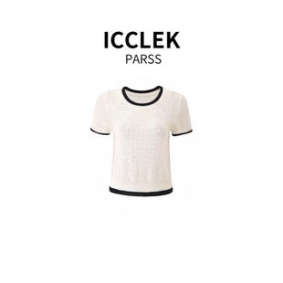 新款 2025夏季 时尚 百搭针织衫 5392 ICCLEK 上衣 PARSS