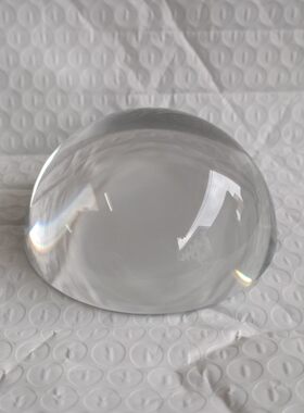 家居装饰半球纯透明水晶玻璃摆件