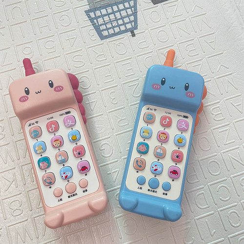 儿童大哥大手机早教宝宝益智婴儿儿童音乐仿真电话男女孩小孩玩具