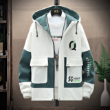 数据好~2021新款休闲夹克男青年潮流拼色工装夹克外套JK898-P55，男装夹克，星座301D(原星座1004-8）