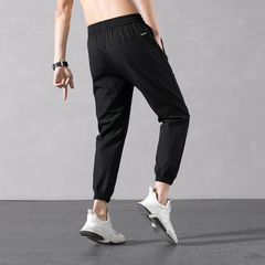 Four seasons spring casual pants men's sports pants large loose drawstring men's pants