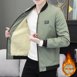 加绒加厚不断货休闲夹克男小方块经典跑量修身夹克外套JK007-P30，男装夹克，星座301D(原星座1004-8）