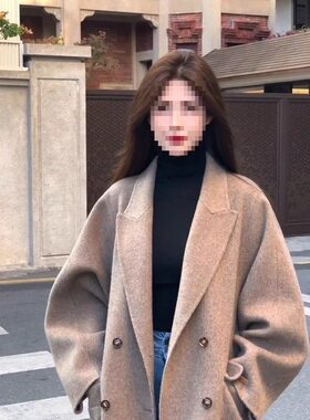 质感气质呢子大衣女毛呢外套2026气质秋冬季新款高级感小个子