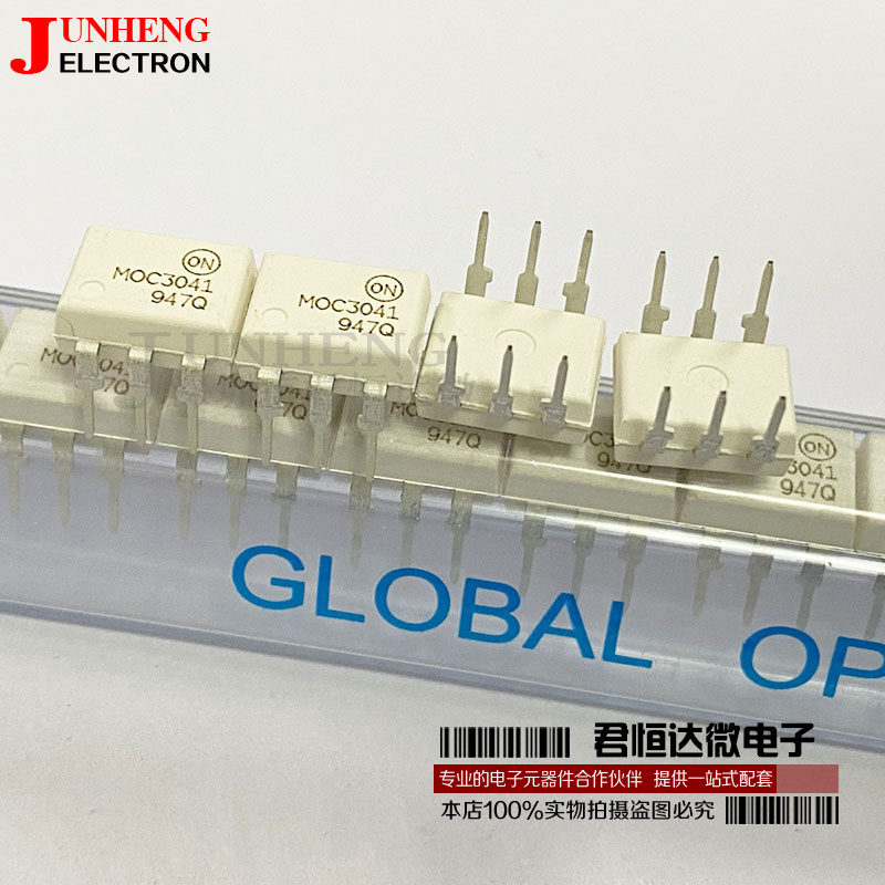 全新进口moc3041 m0c3041 光耦隔离器 三端双向可控硅 直插dip6