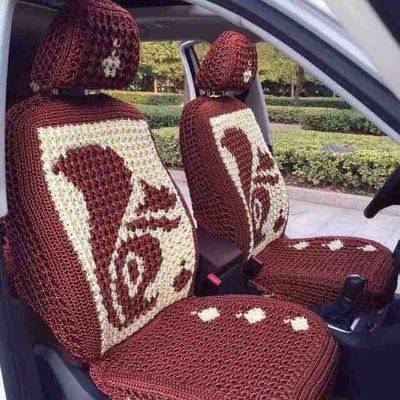 手编冰丝汽车坐垫福克斯福睿斯新迈腾皇冠锐志CRV凌派座套垫四季