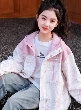 女童春秋款外套小女孩中大童儿童