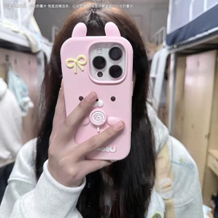棒棒糖兔丸华为nova151413手机壳华为mate80硅胶壳荣耀x70ix60x50