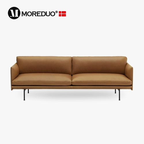Moreduo/Итальянская гостиная кожаный диван набросок диван маленькие единицы двойной кожаный диван
