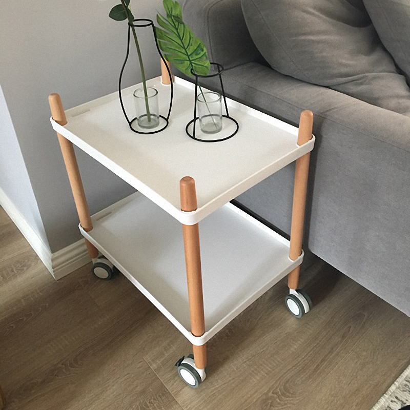 北欧小推车带轮收纳架客厅置物架