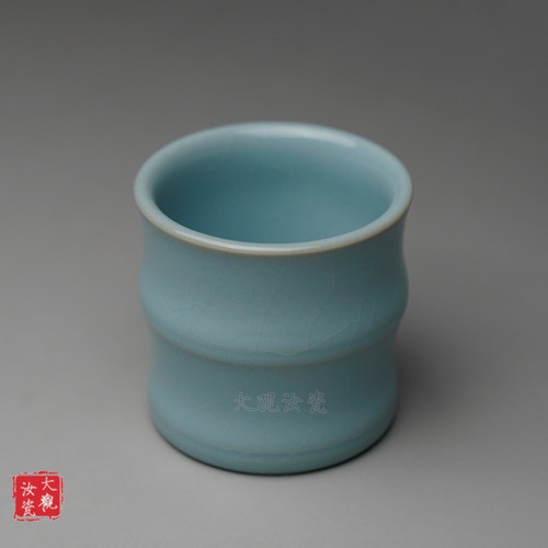 汝州原产地功夫茶具竹节杯